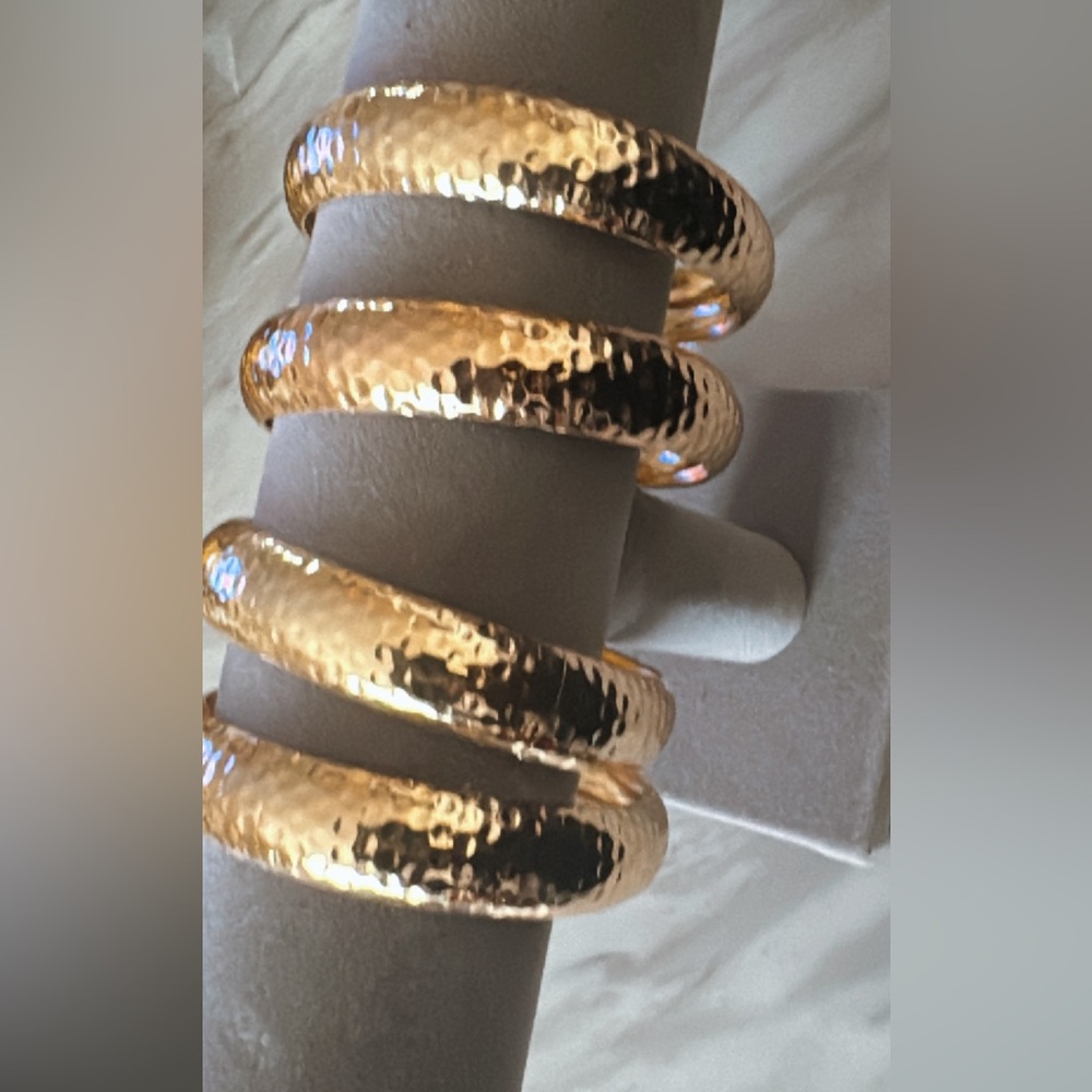 Beautiful gold bracelets